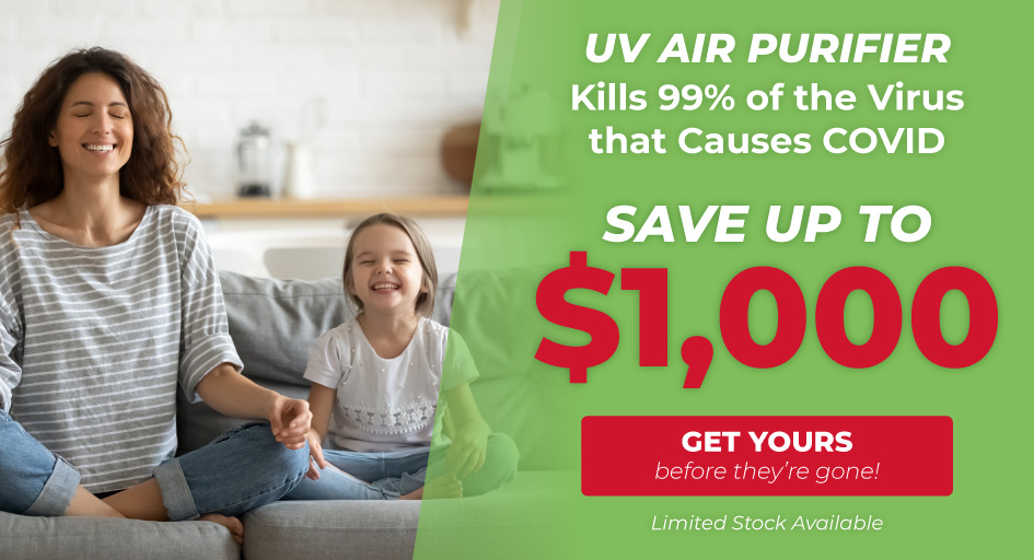 Save up to $1,000 on a UV Air Purifier